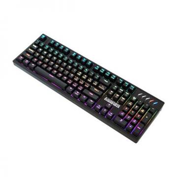 Tastatura Zalman Mecanica ZM-K900M, USB, iluminata LED RGB, Negru