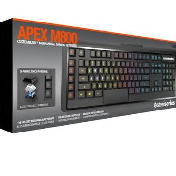 Tastatura Steelseries APEX M800 USB, Mecanica, Iluminata