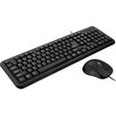 Tastatura + mouse iBox Office kit 2 negru
