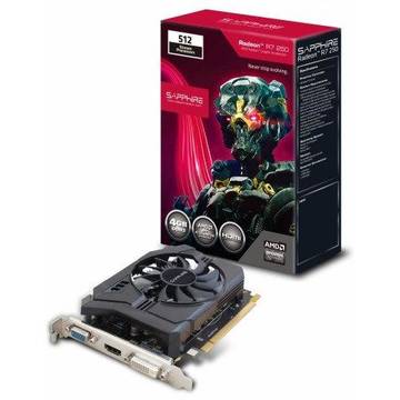 Placa video Sapphire Radeon R7 250, 4096 MB/ 128-Bit GDDR3, 2 slot single fan