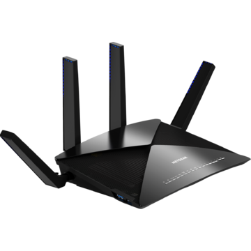 Router wireless Netgear Nighthawk X10, tri band, 6 x LAN, 1 x WAN, 2 x USB 3.0, negru