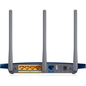Router wireless TP-LINK TL-WR1043ND V4.0, 4x LAN , 1 x WAN, 1 x USB 2.0