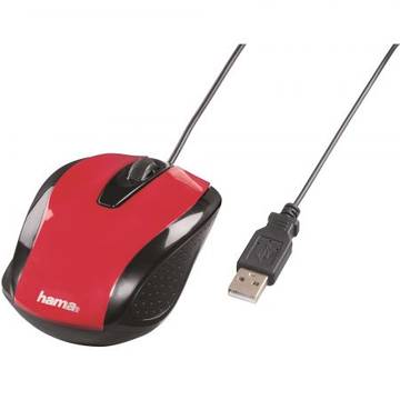 Mouse Hama AM-5400, Rosu 134907