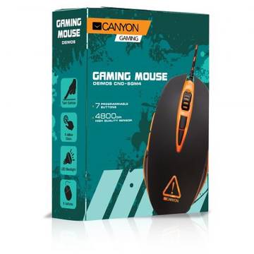 Mouse Canyon Gaming CND-SGM4N, LED backlight, Black