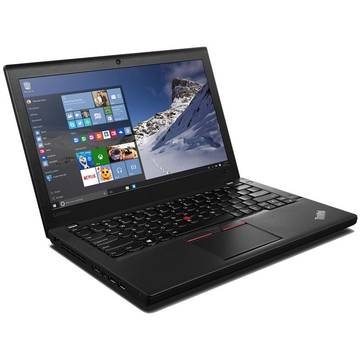 Notebook Lenovo ThinkPad X260,12.5 inch FHD, procesor Intel Core i7-6500U, 2.5 Ghz, 8 GB RAM, 512 GB SSD, Windows 10 Pro, video integrat