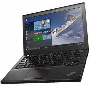 Notebook Lenovo ThinkPad X260,12.5 inch FHD, procesor Intel Core i7-6500U, 2.5 Ghz, 8 GB RAM, 512 GB SSD, Windows 10 Pro, video integrat