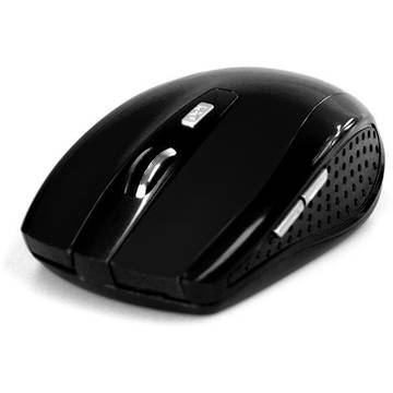 Mouse MEDIATECH RATON PRO - Wireless optical mouse, 1200 cpi, 5 buttons, color black