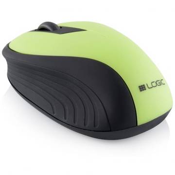 Mouse optic wireless Logic LM-23 Negru/Verde