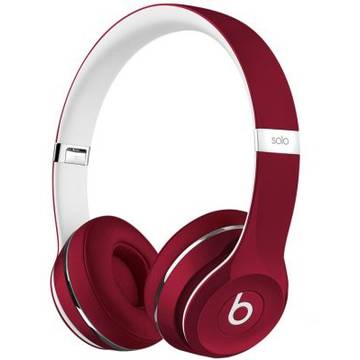 Casti Apple Beats ml9g2zm/a, Solo2, On-Ear, Luxe Edition, rosu