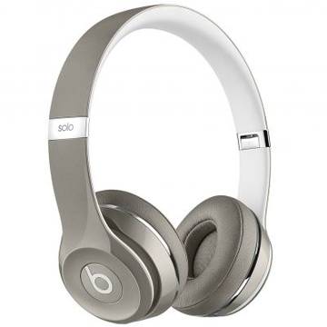Casti Apple Beats mla42zm/a, Solo2, On-Ear,Luxe Edition, argintiu