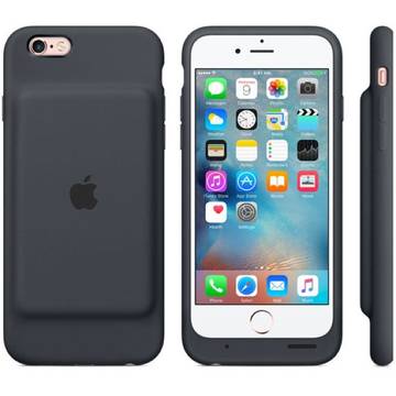 Husa Apple iPhone 6s Smart Battery Case - Charcoal Gray