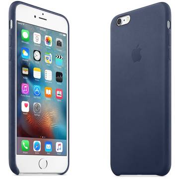 Husa Apple iPhone 6s Plus Leather Case - Midnight Blue