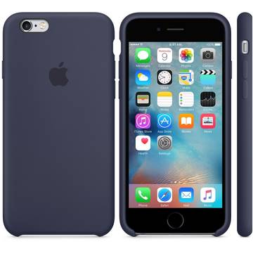 Husa Apple iPhone 6s Silicone Case - Midnight Blue