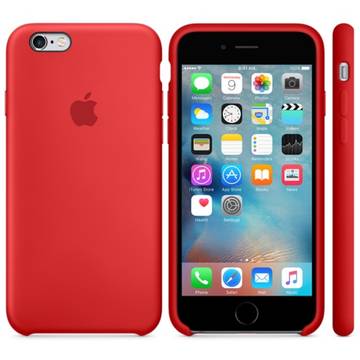Husa Apple iPhone 6s Silicone Case - RED