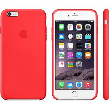 Husa Apple iPhone 6 Plus/6S Plus Silicone Case RED