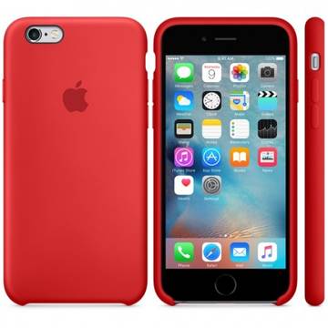 Husa Apple iPhone 7 Silicone Case -RED