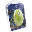 Mouse ESPERANZA Titanum Condor USB, Wireless, 1000 DPI, 3 butoane, Verde