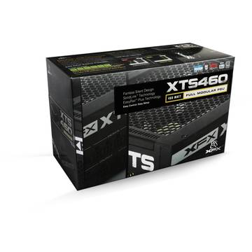 Sursa XFX XTS Series, 460W, 80+ Platinum, fara ventilator