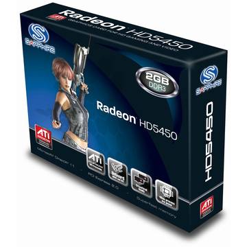 Placa video Sapphire Radeon HD5450, 2GB DDR3, 64-bit