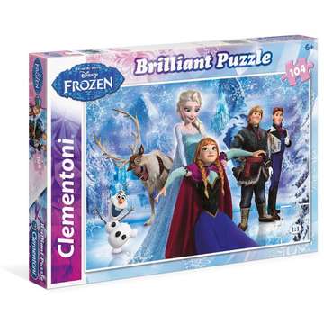 CLEMENTONI Puzzle 104 pcs Brilliant Frozen