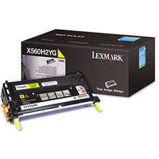 Toner laser Lexmark Yellow, 10.000 pag, pentru X560