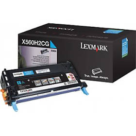 Toner laser Lexmark Cyan, 10.000 pag, pentru X560