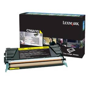Toner laser Lexmark C746A1YG Yellow, 7000 pagini