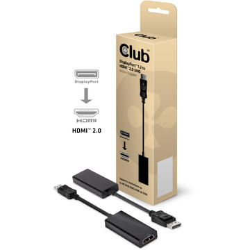 Club 3D Cablu CAC-1070, DP 1.2 to HDMI, adaptor activ