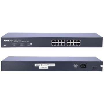 Switch TOTOLINK SW16, 16-Port, unmanaged, 10/100Mbps, Fast Ethernet Switch rack 19"