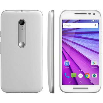 Smartphone Motorola XT1541 Moto G 4G 3rd 8GB fara incarcator white EU - RESIGILAT