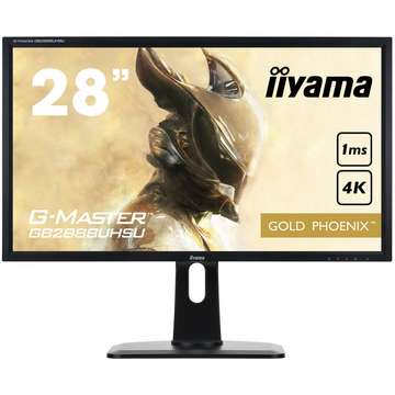 Monitor LED Iiyama G-Master GB2888UHSU-B1 Gaming, 28 inch 4K, 16:9, 1 ms, negru - RESIGILAT
