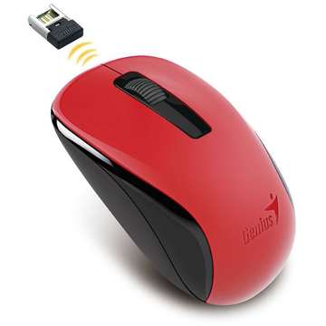 Mouse Genius optical wireless NX-7005, Red