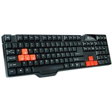 Tastatura Natec Keyboard GENESIS R11 GAMING Black-Orange USB
