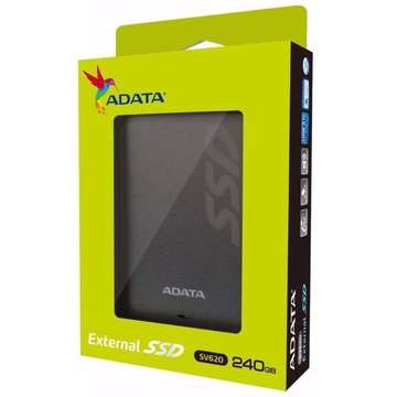 Hard disk extern ADATA ASV620-240GU3-C, SV620, 240GB