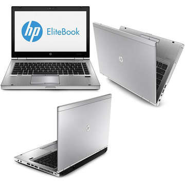 Laptop Refurbished HP 8470p i5-3380M 2.90GHz 4GB DDR3 HDD 500GB SATA DVD-ROM 14inch Webcam Soft Preinstalat Windows 10 Home