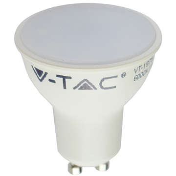 V-Tac BEC SPOT LED GU10 5W 220-240V 6000K ALB RECE