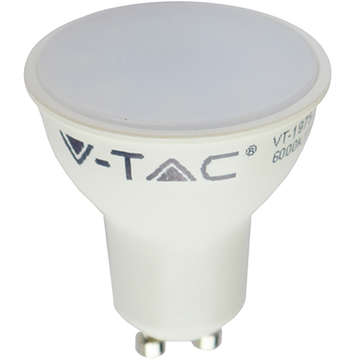 V-Tac BEC SPOT LED GU10 5W 220-240V 4500K ALB NEUTRU