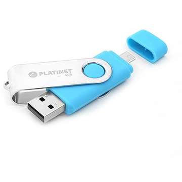Memorie USB FLASH DRIVE PLYFD8GOTGPL, 8GB, BX PRO-LINE, OTG PLATINET HYBR