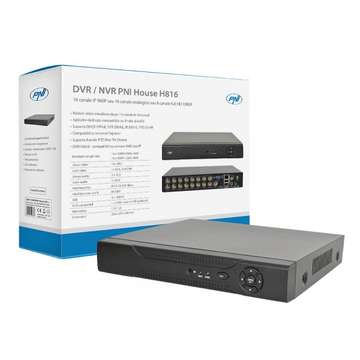 PNI DVR / NVR  House H816 - 16 canale, IP 960P sau 16 canale analogice