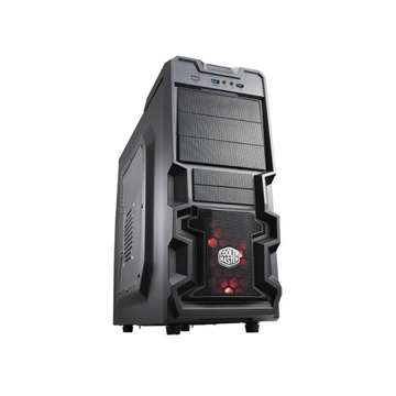 Carcasa PC case Cooler Master K380 RC-K380-KWN1, USB 3.0, windowed side panel, negru