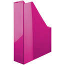 Suport vertical plastic pentru cataloage HAN iLine - roz metalizat