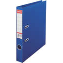 Biblioraft A4, plastifiat PP/PP, margine metalica, 50 mm, ESSELTE No. 1 Power - albastru