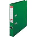 Biblioraft A4, plastifiat PP/PP, margine metalica, 50 mm, ESSELTE No. 1 Power - verde