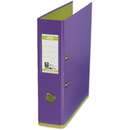 Biblioraft A4, plastifiat PP/PP, 80 mm, ELBA MyColour - violet deschis/verde deschis