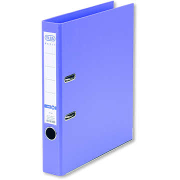 Biblioraft A4, plastifiat PP/PP, margine metalica, 50 mm, ELBA Smart Pro+ - violet