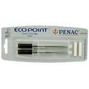 Set 2 cartuse cu mine 0.5mm, pentru creion mecanic + doua radiere, PENAC EcoPoint