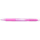 Creion mecanic PENAC Sleek Touch, rubber grip, 0.5mm, varf metalic - accesorii roz pastel