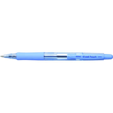 Pix PENAC Sleek Touch, rubber grip, 1.0mm, accesorii albastru pastel - scriere albastra