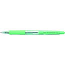 Pix PENAC Sleek Touch, rubber grip, 1.0mm, accesorii verde pastel - scriere albastra