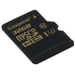 Card memorie Kingston SDCG/32GBSP, 32GB, microSDHC Class U3 UHS-I 90R/45W Single Pack w/o Adaptor